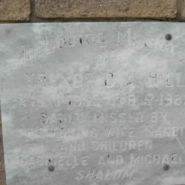 HILL Trevor C.A. 1950-1983