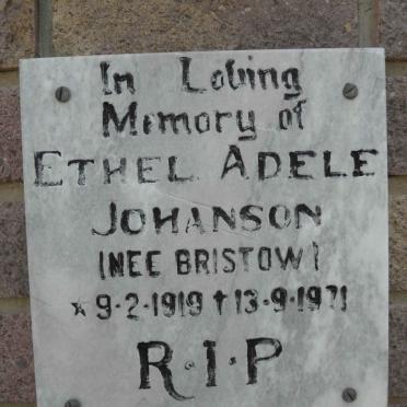 JOHANSON Ethel Adele nee BRISTOW 1919-1971