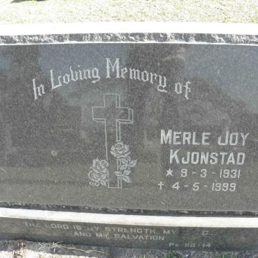 KJONSTAD Merle Joy 1931-1999
