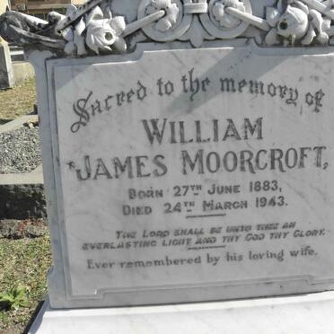MOORCROFT William James 1883-1943