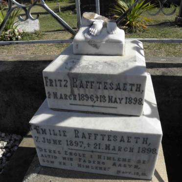 RAFFTESAETH Fritz 1896-1898 :: RAFFTESAETH Emilie 1897-1898