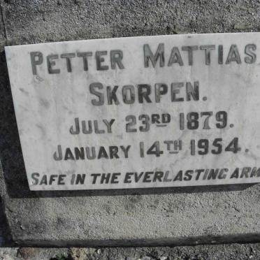 SKORPEN Petter Mattias 1879-1954