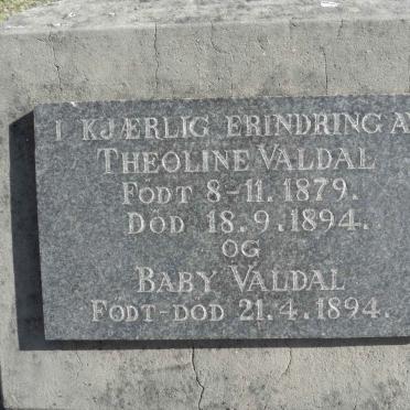 VALDAL Theoline 1879-1894 :: VALDAL Baby 1894-1894