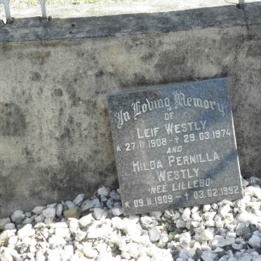 WESTLY Leif 1908-1974 &amp; Hilda Pernilla nee LILLEBO 1909-1992