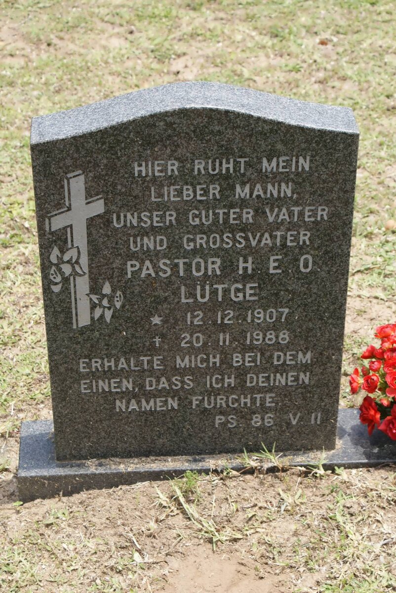 LÜTGE H.E.O. 1907-1988