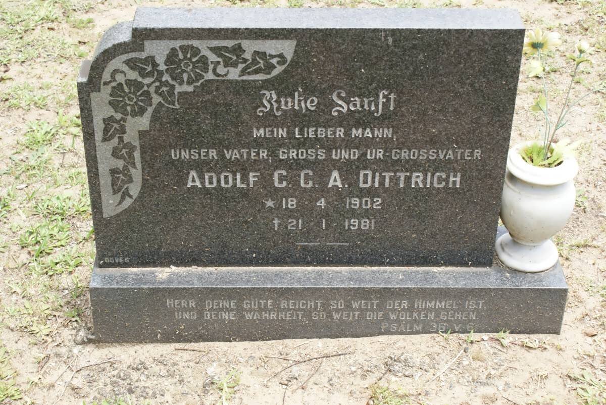 DITTRICH Adolf G.G.A. 1902-1981
