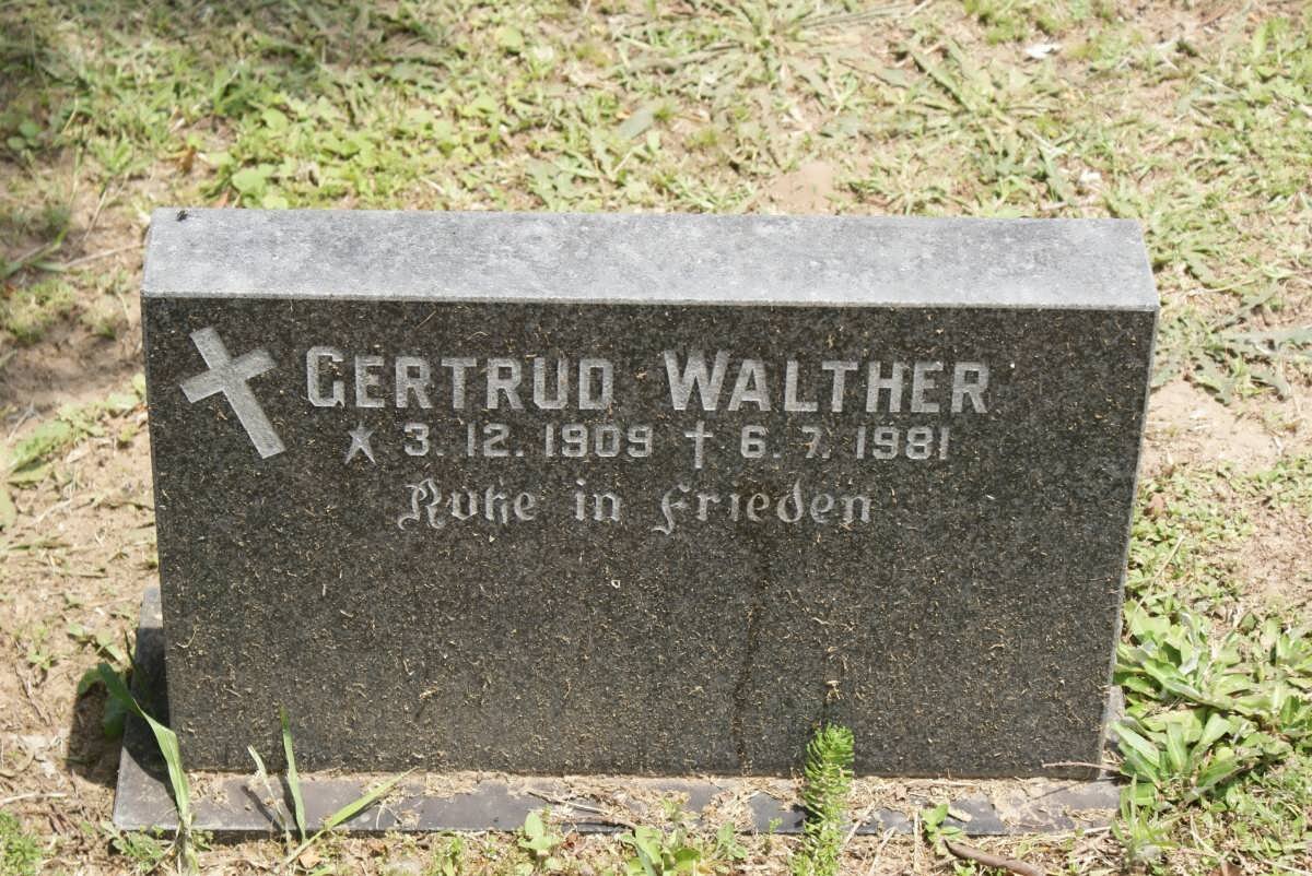 WALTHER Gertrude 1909-1981