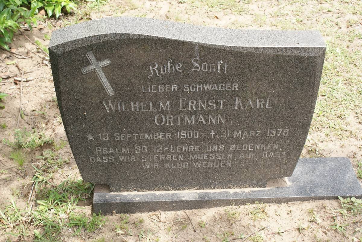 ORTMANN Wilhelm Ernst Karl 1900-1978