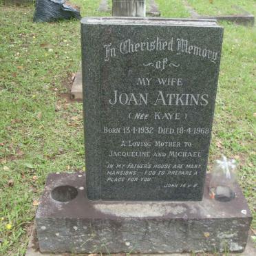 ATKINS Joan nee KAYE 1932-1968