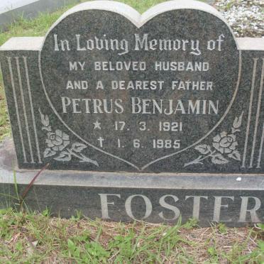 FOSTER Petrus Benjamin 1921-1985