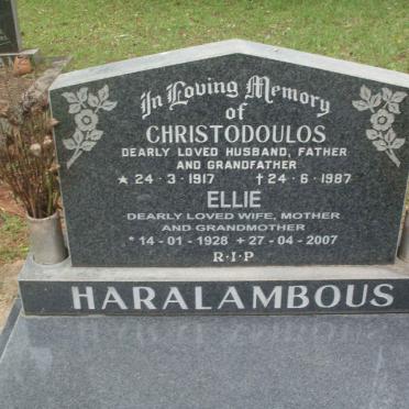 HARALAMBOUS Christodoulos 1917-1987 &amp; Ellie 1928-2007