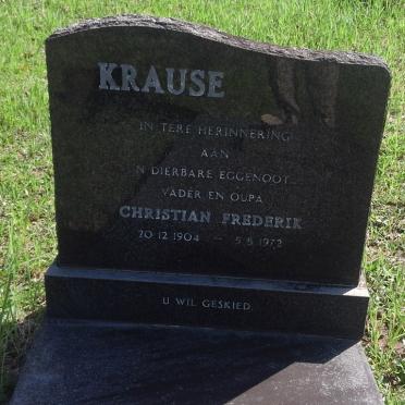 KRAUSE Christian Frederik 1904-1972