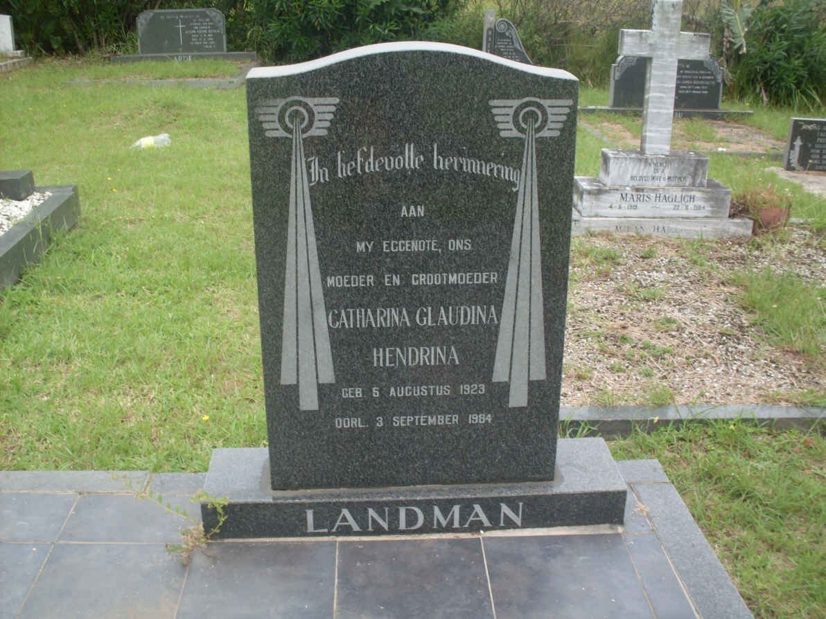 LANDMAN Catharina Glaudina Hendrina 1923-1984