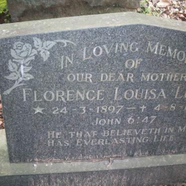 LUCAS Florence Louisa 1897-1976