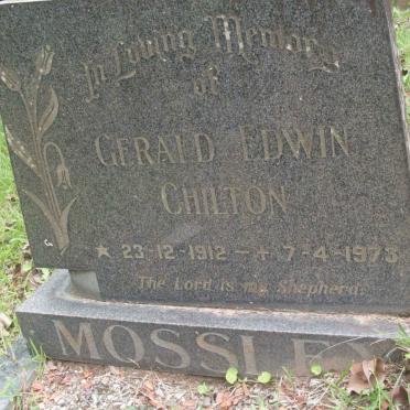 MOSSLEY Gerald Edwin Chilton 1912-1973