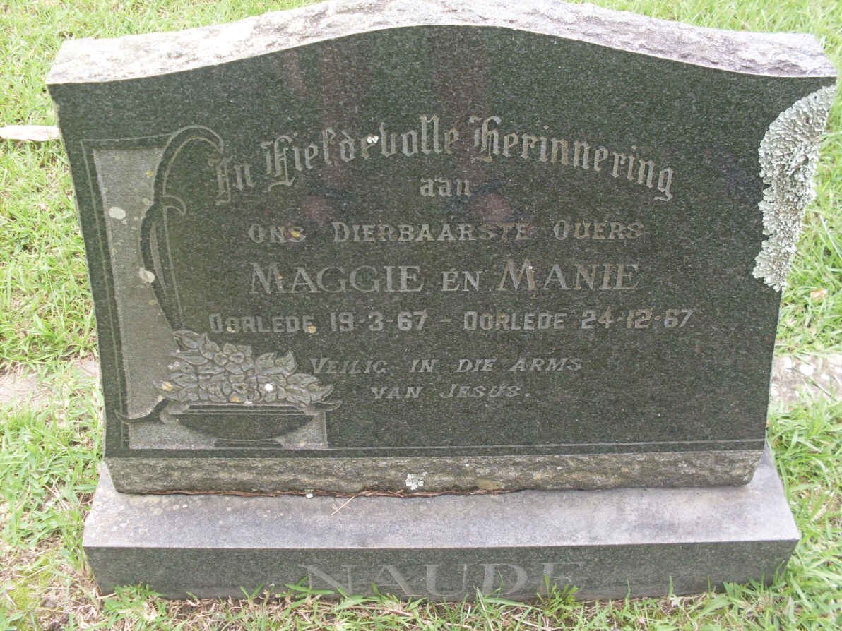 NAUDE Manie -1967 &amp; Maggie -1967