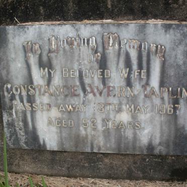 TAPLIN Constance, Avern -1967