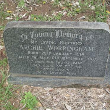 WORRINGHAM Archie 1914-1967