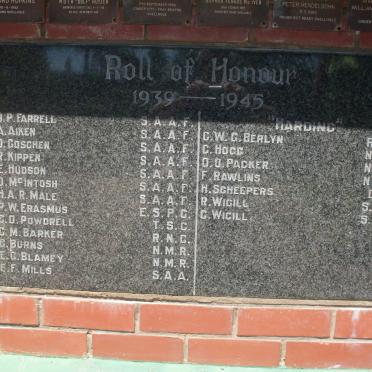 08. Roll of Honour 1939-1945