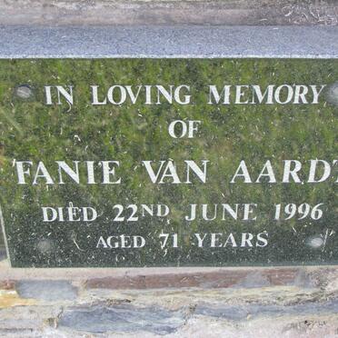 AARDT Fanie, van -1996