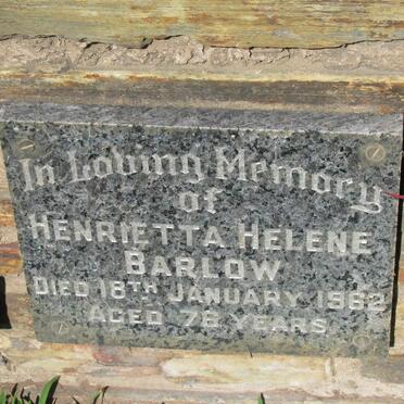 BARLOW Henrietta Helene -1962