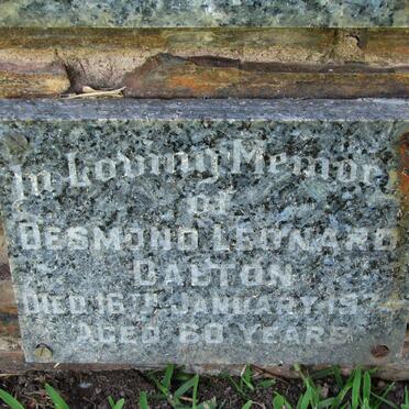 DALTON Desmond Leonard -1974