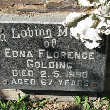 GOLDING Edna Florence -1990