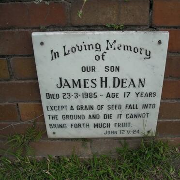 DEAN James H. -1985