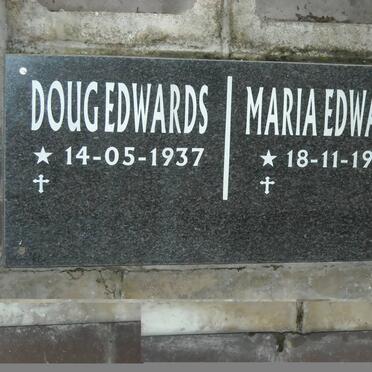 EDWARDS Doug 1937- &amp; Maria 1945-
