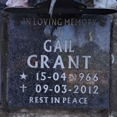GRANT Gail 1966-2012
