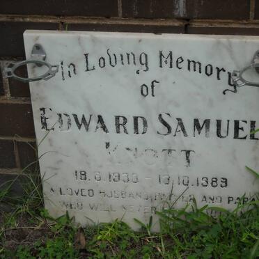KNOTT Edward Samuel 1939-1989