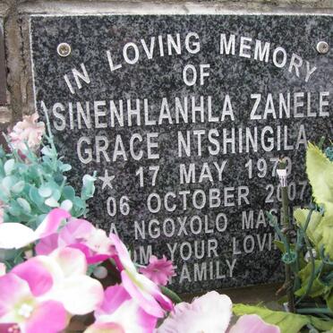 NTSHINGILA Sinenhlanhla Zanele Grace 1970-2007