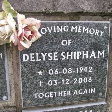 SHIPHAM Delyse 1942-2006