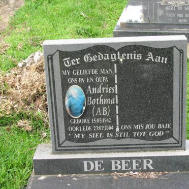 BEER Andries Bothma, de 1942-2004