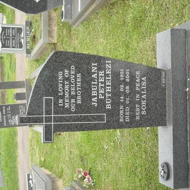 BUTHELEZI Jabulani Peter 1951-2001