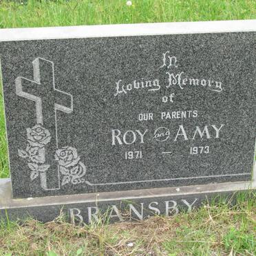 BRANSBY Roy -1971 &amp; Amy -1973