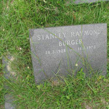 BURGER Stanley Raymond 1928-1973