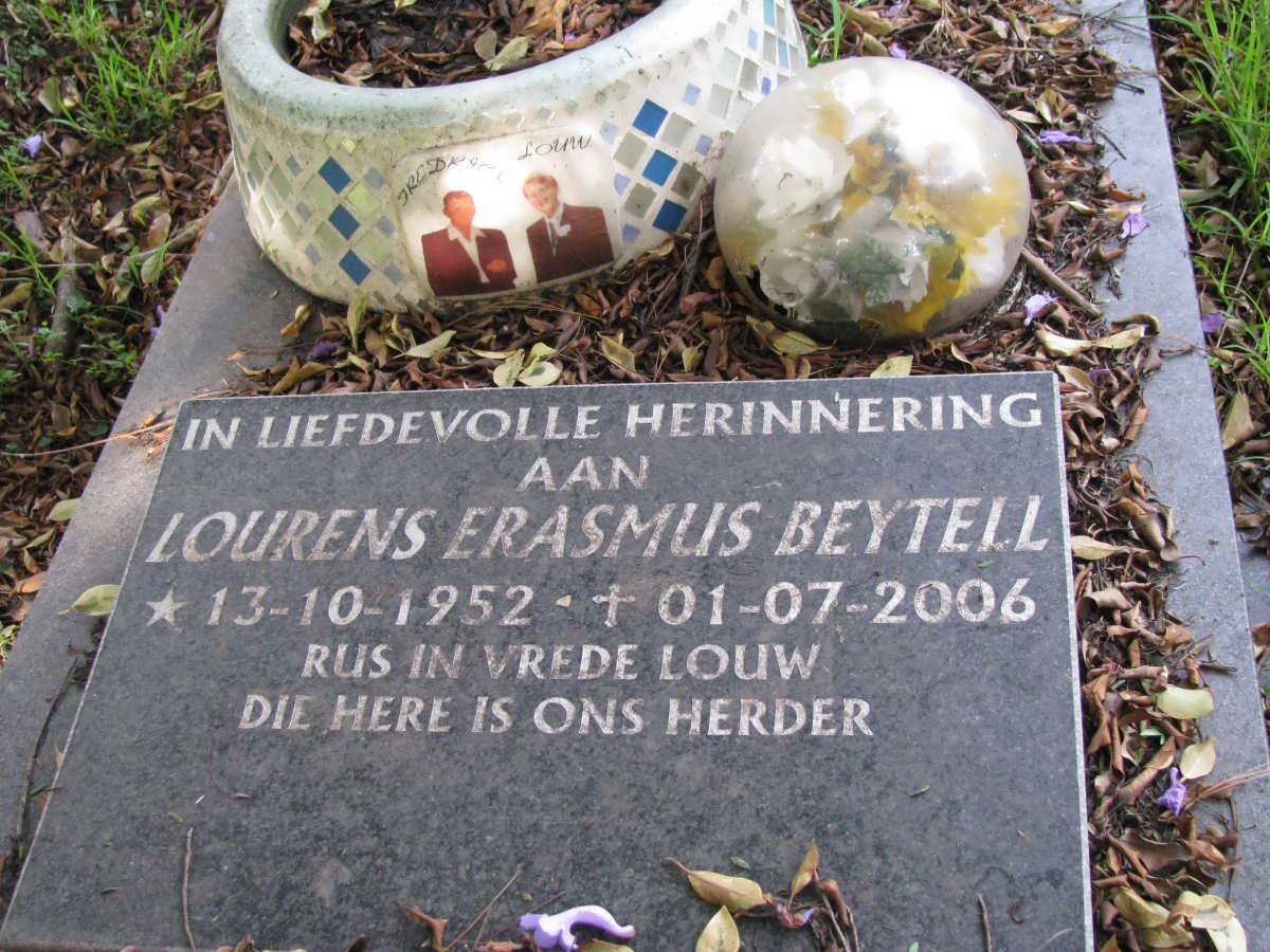 BEYTELL Lourens Erasmus 1952-2006