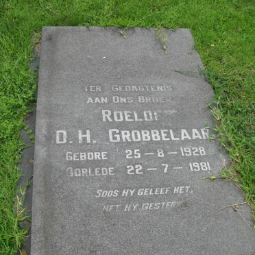 GROBBELAAR Roelof D.H. 1928-1981