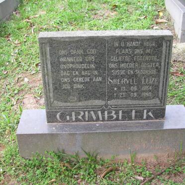 GRIMBEEK Sheryll Elize 1964-1990