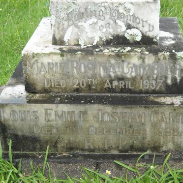 GAMBIER Louis Emile Joseph -1938 :: GAMBIER Marie Rosina -1937