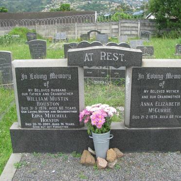 HOUSTON William Mustin -1976 &amp; Edna Mitchell -2001 :: MCCURRIE Anna Elizabeth -1974