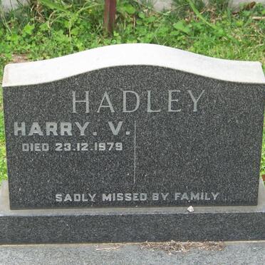 HADLEY Harry V. -1979