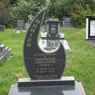MKHIZE Sibusisiwe Jabulisiwe 1966-2004