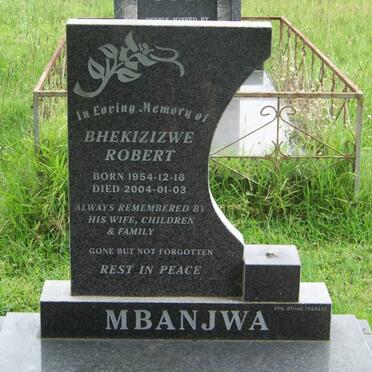 MBANJWA Bhekizizwe Robert 1954-2004