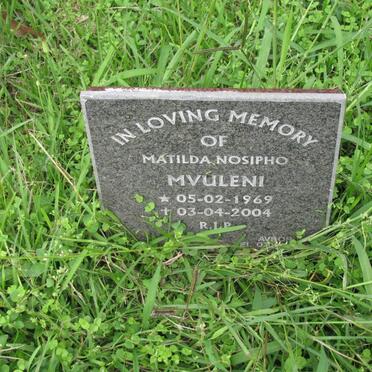 MVULENI Matilda Nosipho 1969-2004