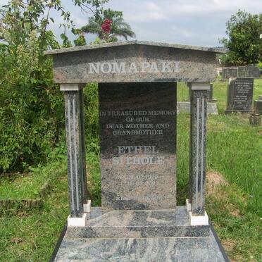 NOMAPAKI Ethel Sithole 1920-2009