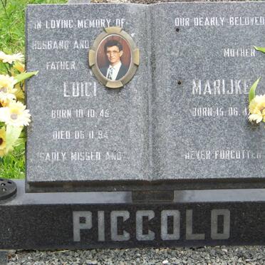 PICCOLO Luici 1945-1994 &amp; Marijke 194?-