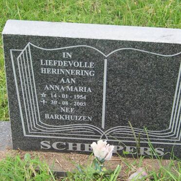 SCHEEPERS Anna Maria 1954-2003