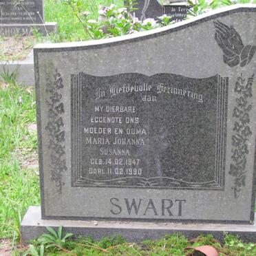 SWART Maria Johanna Susanna 1947-1990